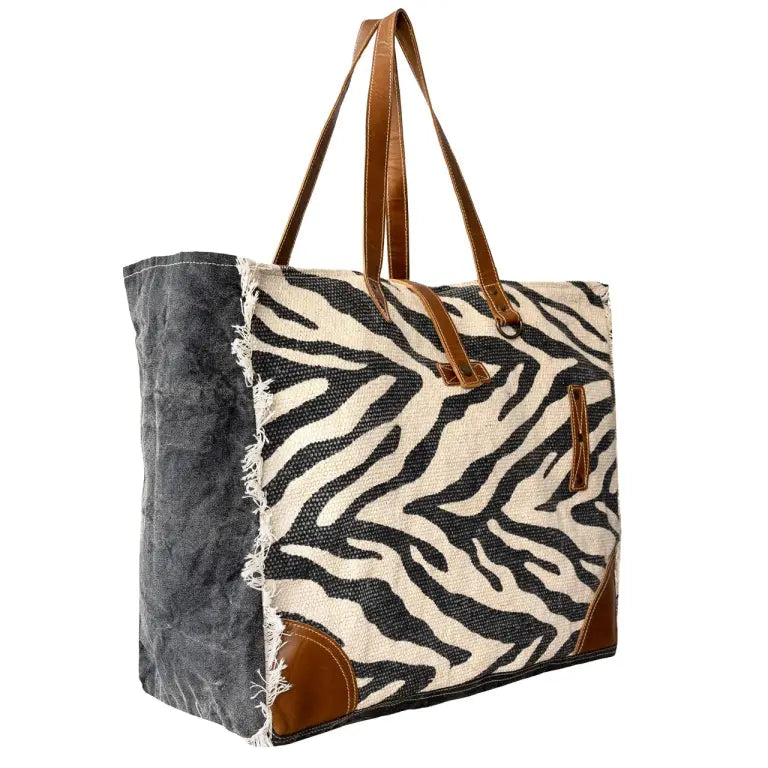 Zebra Rug Weekender Bag