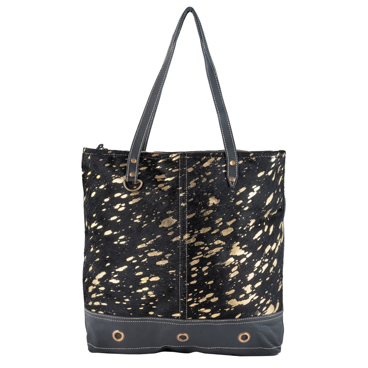 Black & Golden Mystic Hairon Tote bag