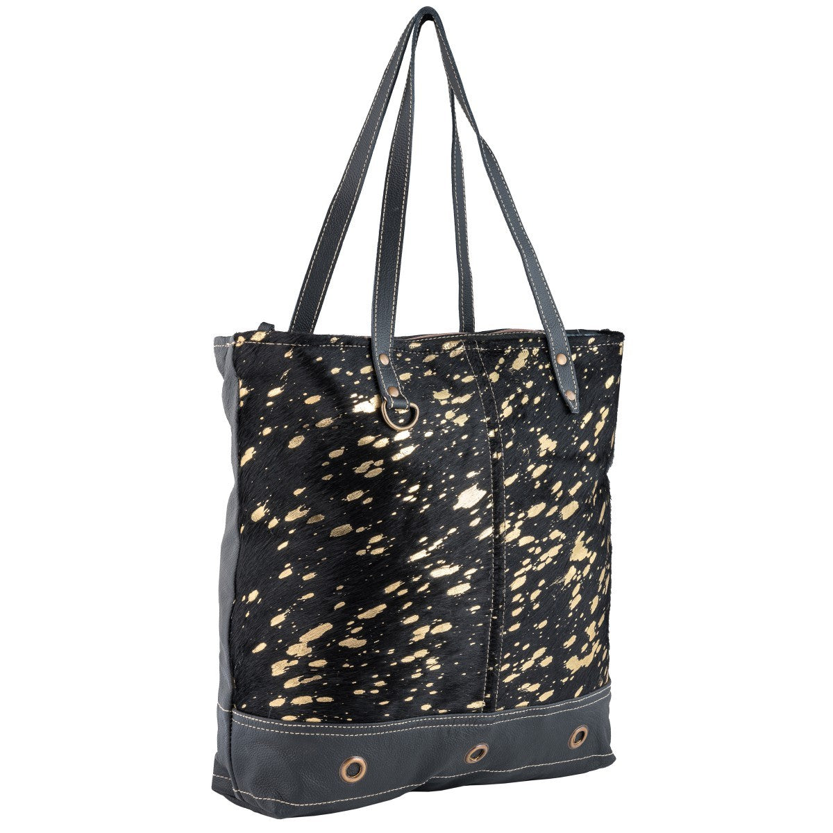 Black & Golden Mystic Hairon Tote bag