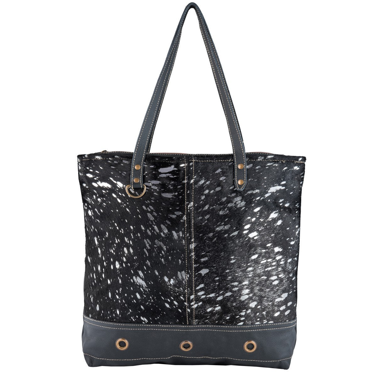 Black & silver mystic hairon Tote bag