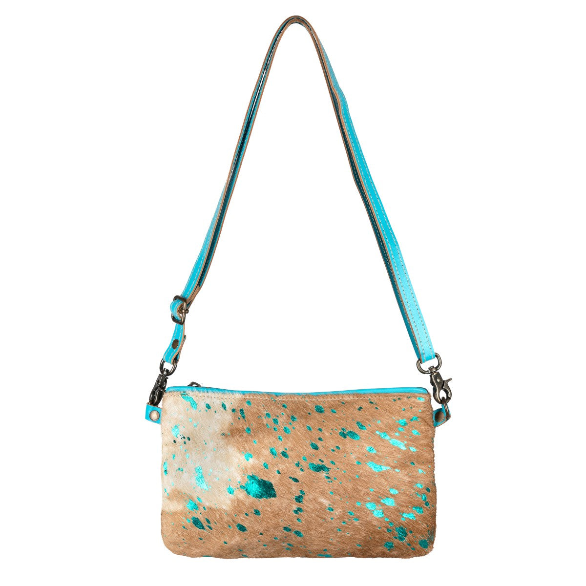 Glitzy Turquoise Crossbody