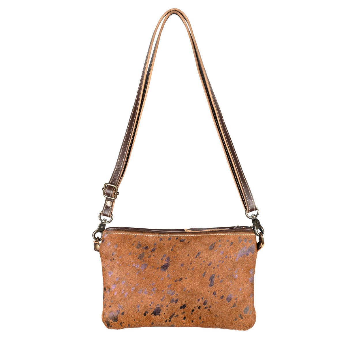 Glitzy Dark Brownish Crossbody
