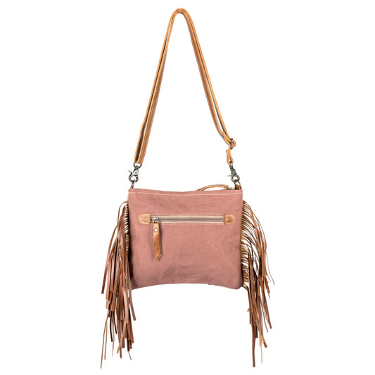 Gingham Fringe Crossbody
