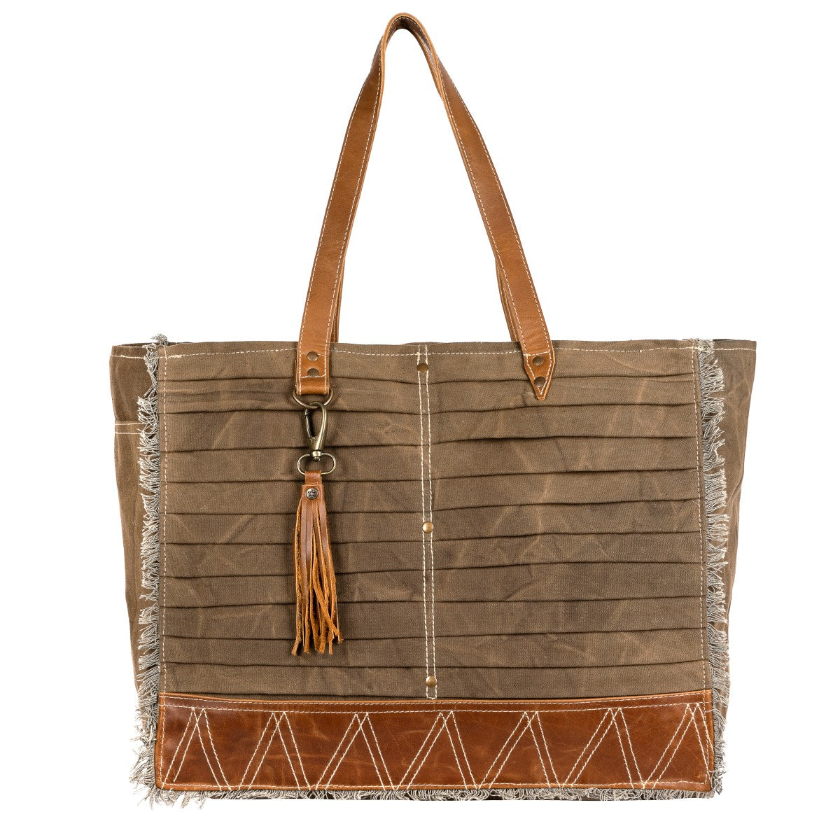 Vintage Window Weekender Bag