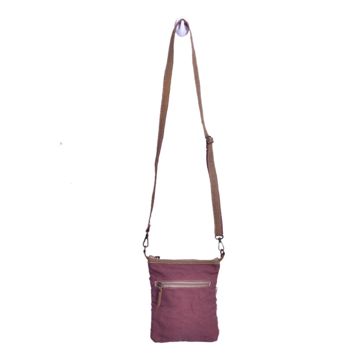 Small Hairon Bag Front Pocket With Shoulder Belt