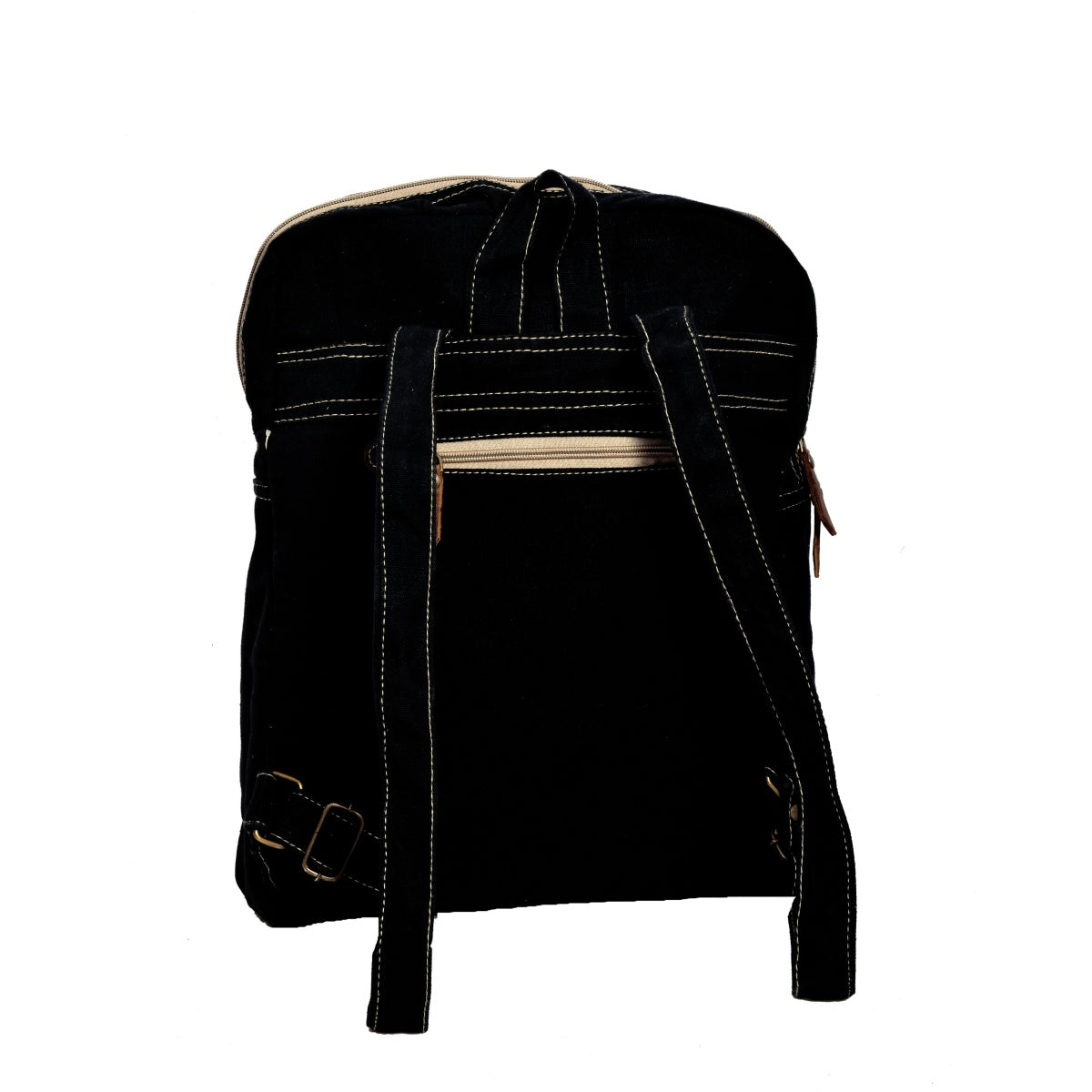 Star Print With Zigzag Rug Pocket Backpack