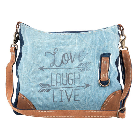 Denim Power Shoulder Bag
