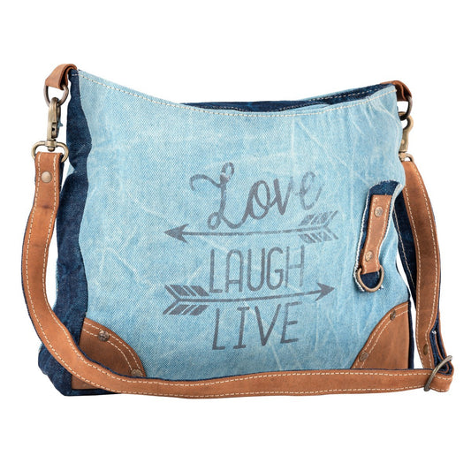 Denim Power Shoulder Bag
