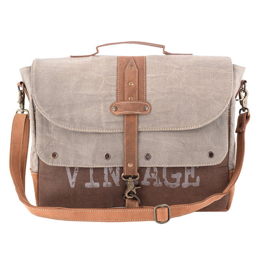 Vintage Brown Messenger Bag
