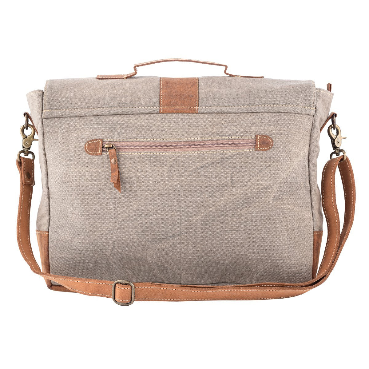 Vintage Brown Messenger Bag
