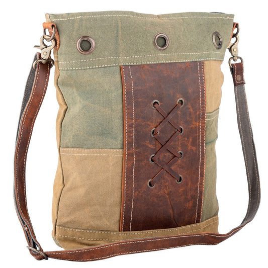 Toned Leaves Shoulder Bag