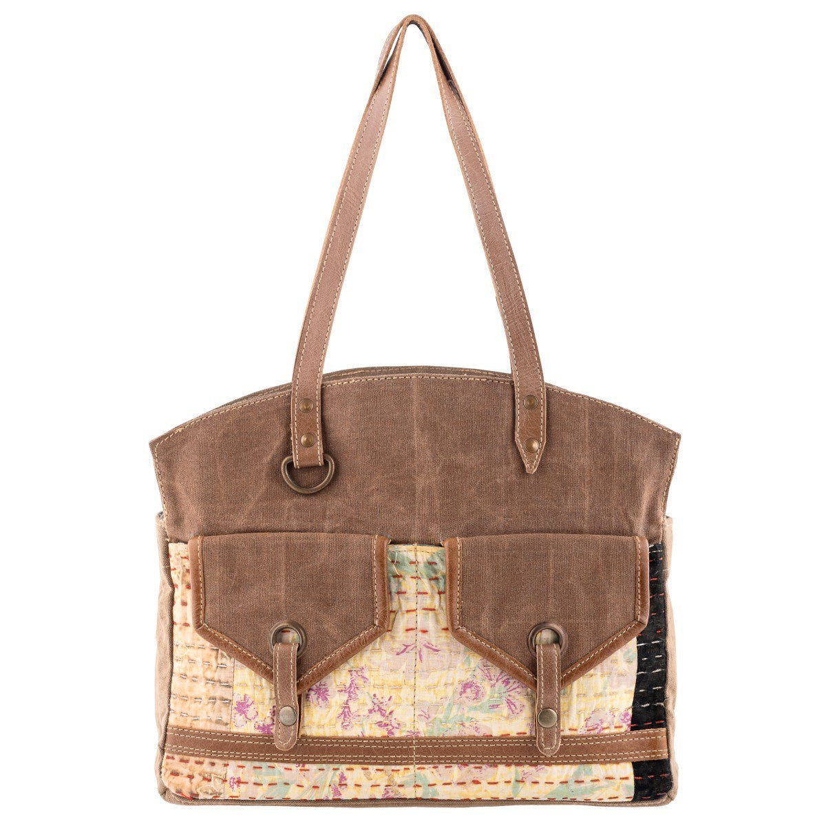 London Brown Small Tote Bag