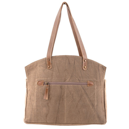 London Brown Small Tote Bag