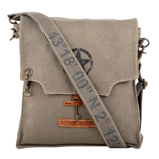 Sailor Grey Messenger Bag