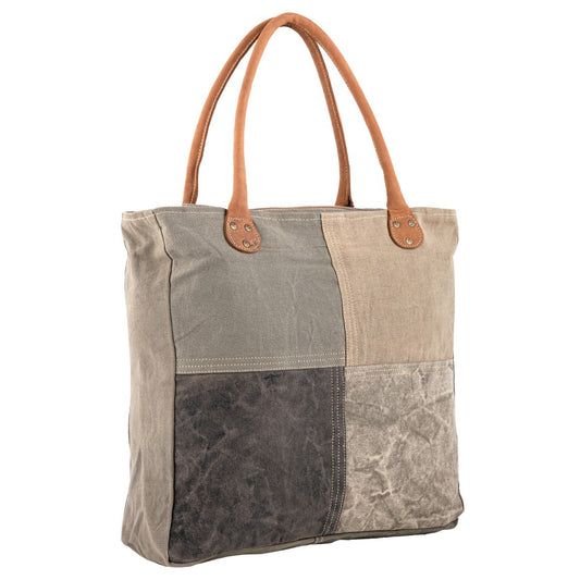 Multipatch Canvas Tote Bag