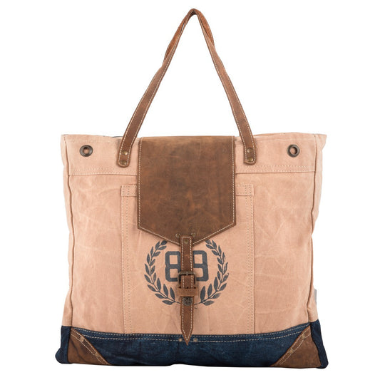 Beige Tote Bag