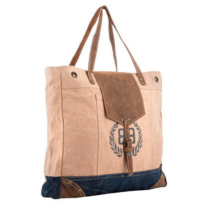 Beige Tote Bag