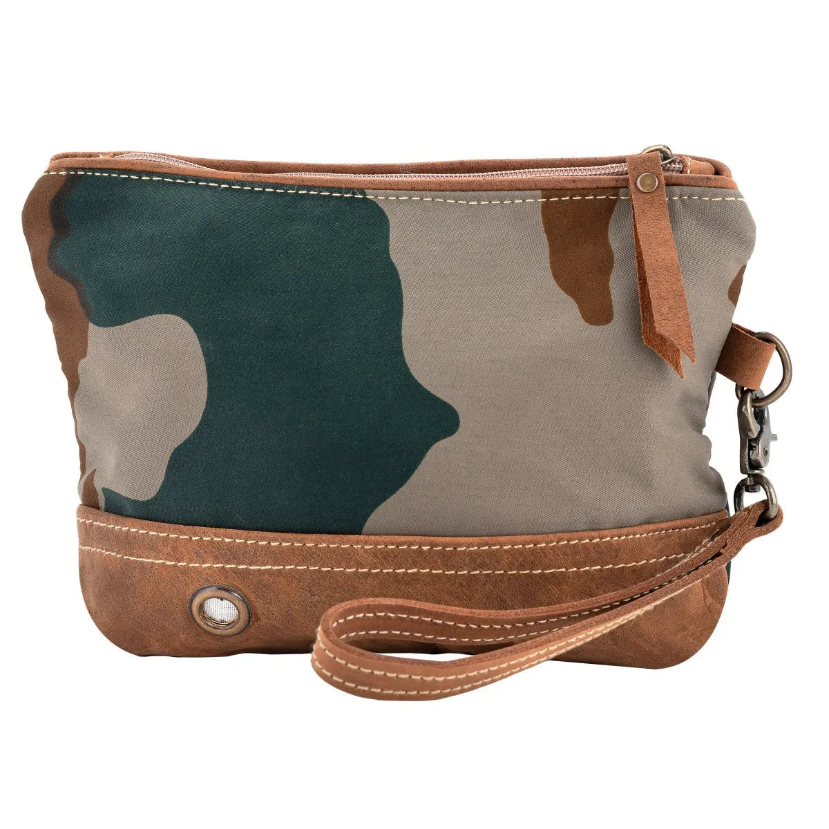 Camouflage Leather Pouch