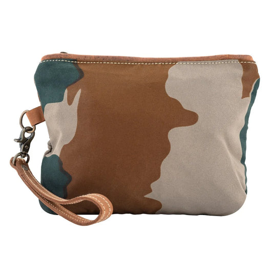 Camouflage Leather Pouch
