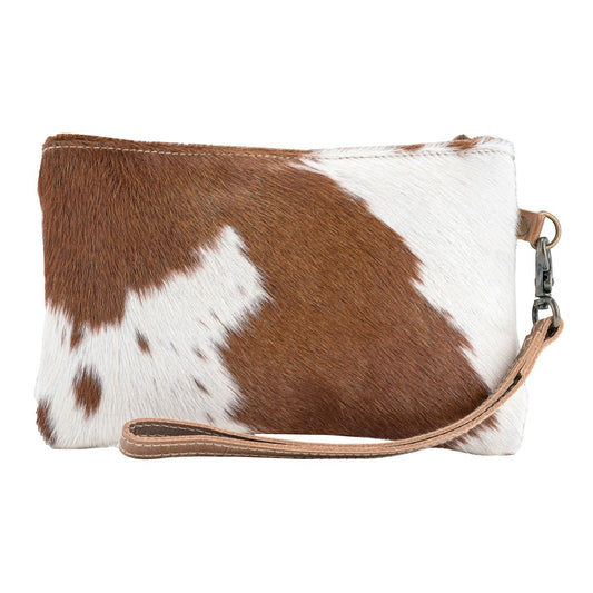 Chic Brown & White pouch