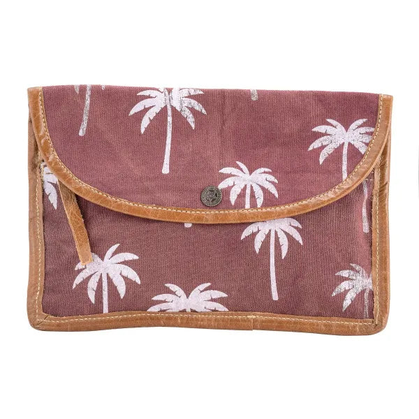 Tropical Canvas Clutch