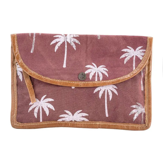 Tropical Canvas Clutch