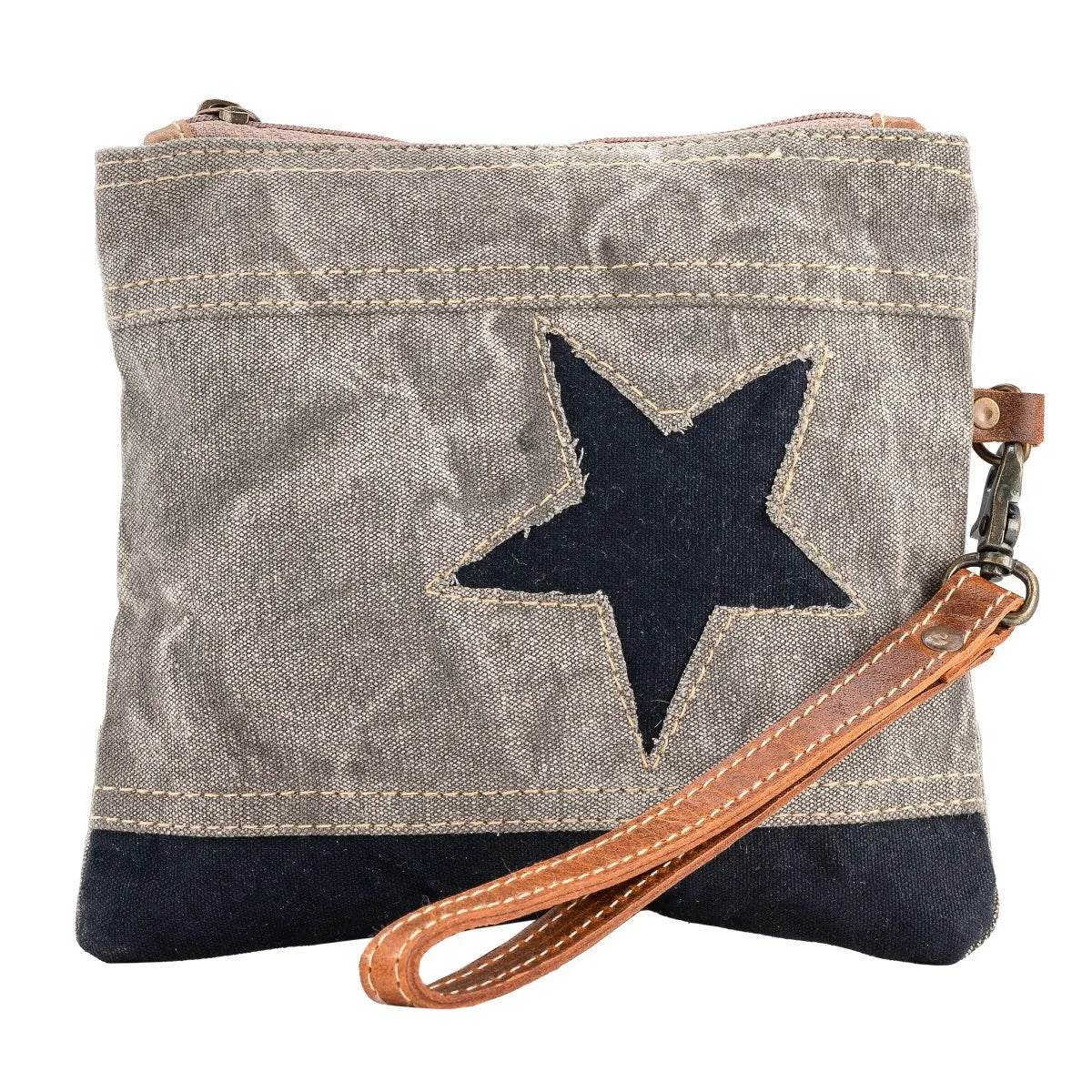 Tropical Canvas Clutch