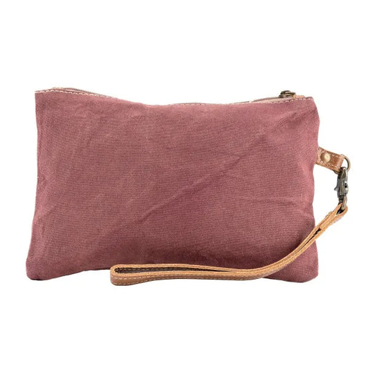 Wrinkle Red Small Pouch