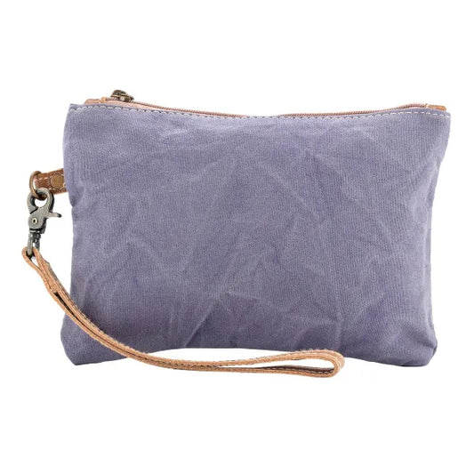 Wrinkle Purple Small Pouch