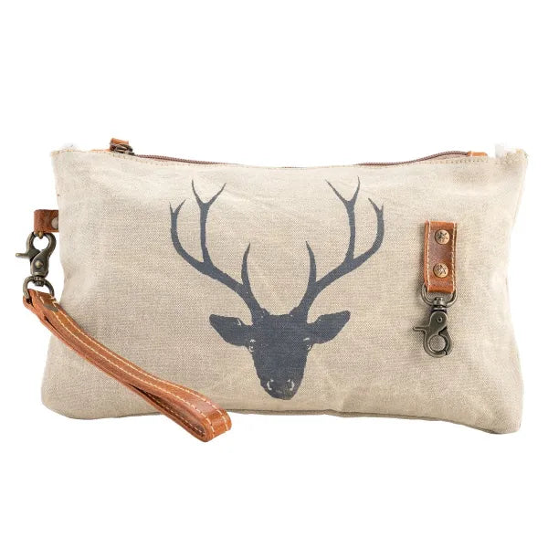 White Wash Small Pouch