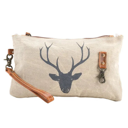 White Wash Small Pouch