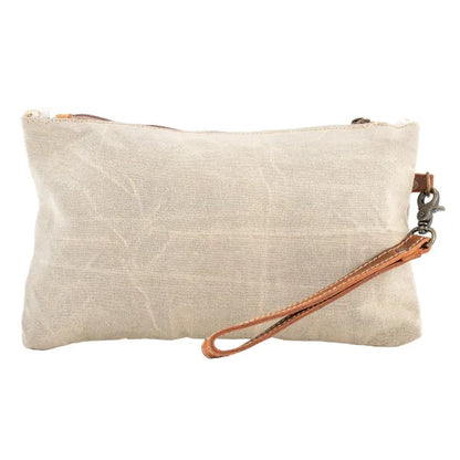 White Wash Small Pouch