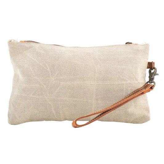 White Wash Small Pouch