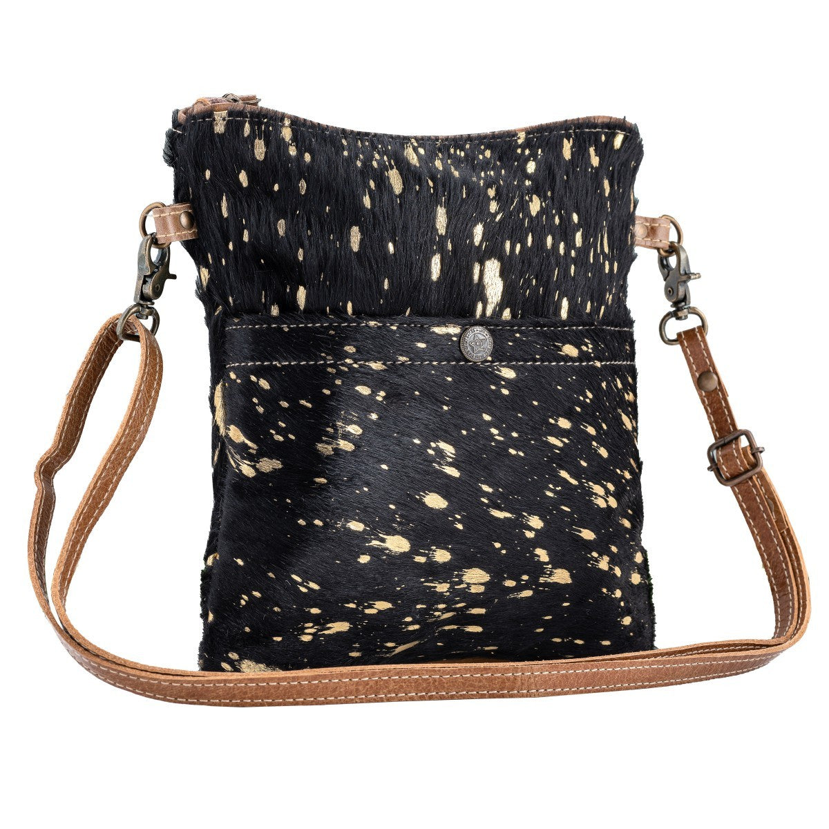 Glitzy Gold Black Hairon Crossover