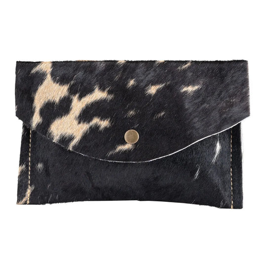 Black Glazed Small Wallet
