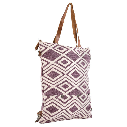 Puzzled Prism Shoulder Bag cum Backpack