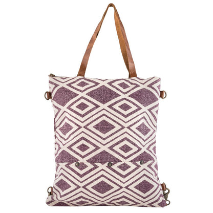 Puzzled Prism Shoulder Bag cum Backpack