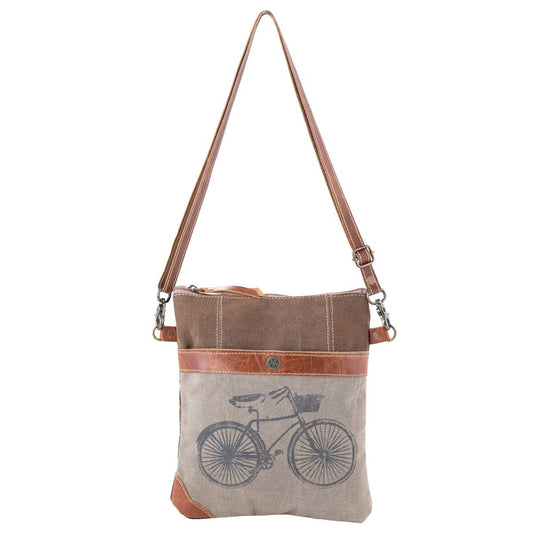 Cycle Print Crossbody