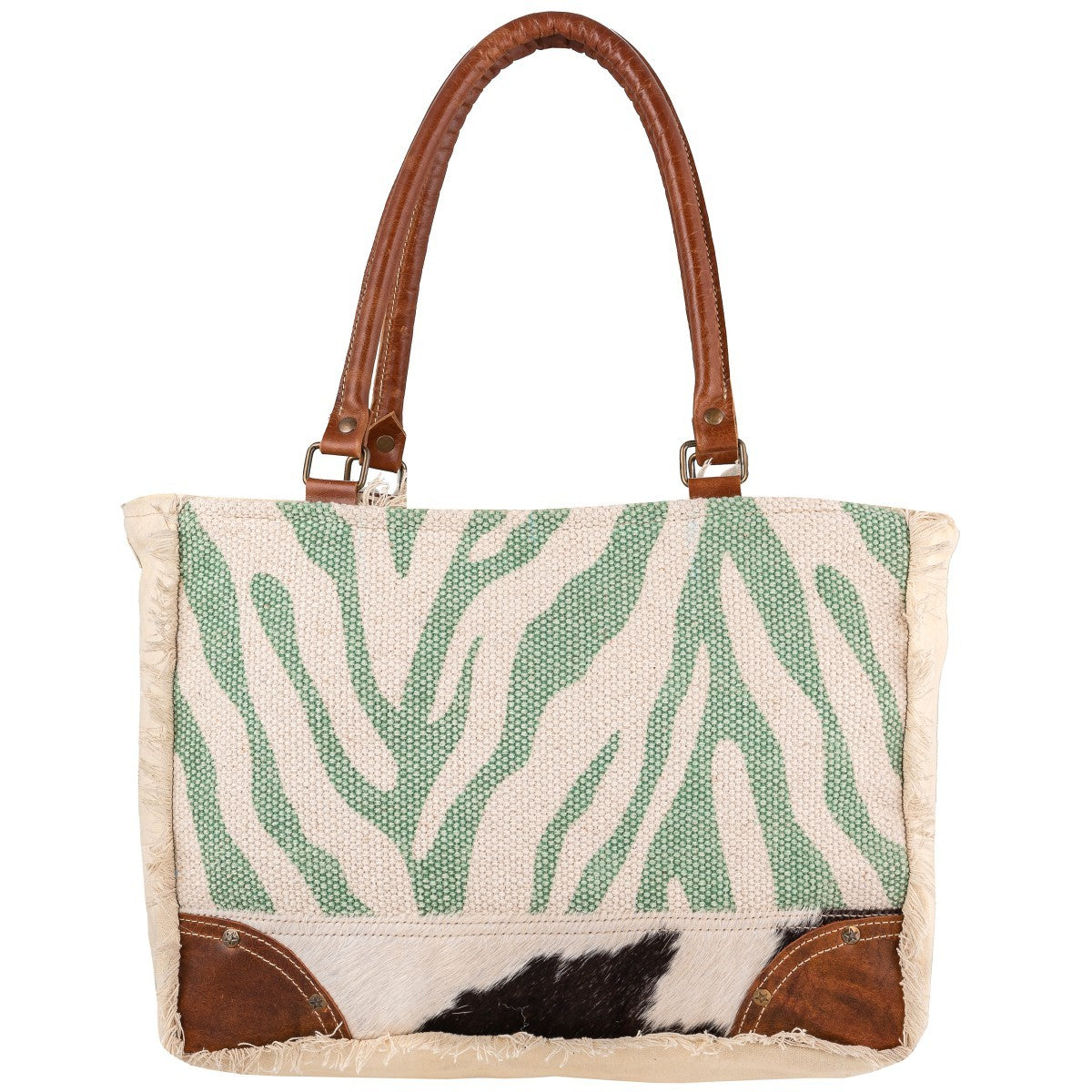 Green Wave Small Hand Bag