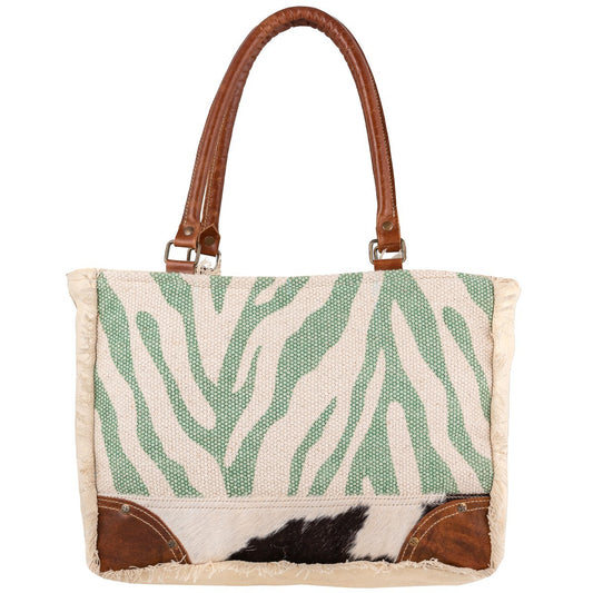 Green Wave Small Hand Bag
