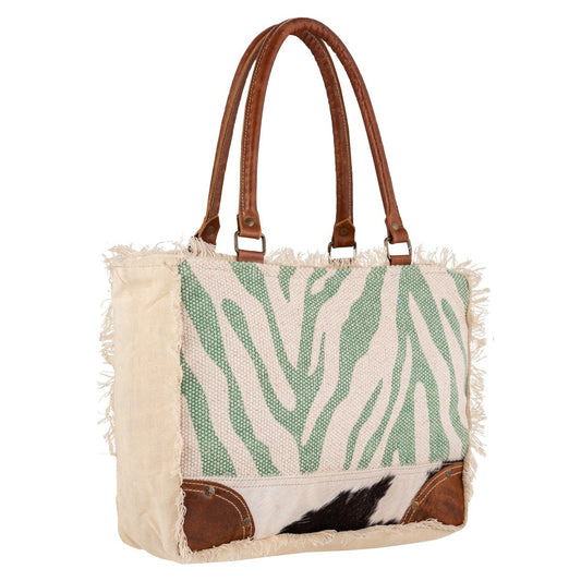 Green Wave Small Hand Bag