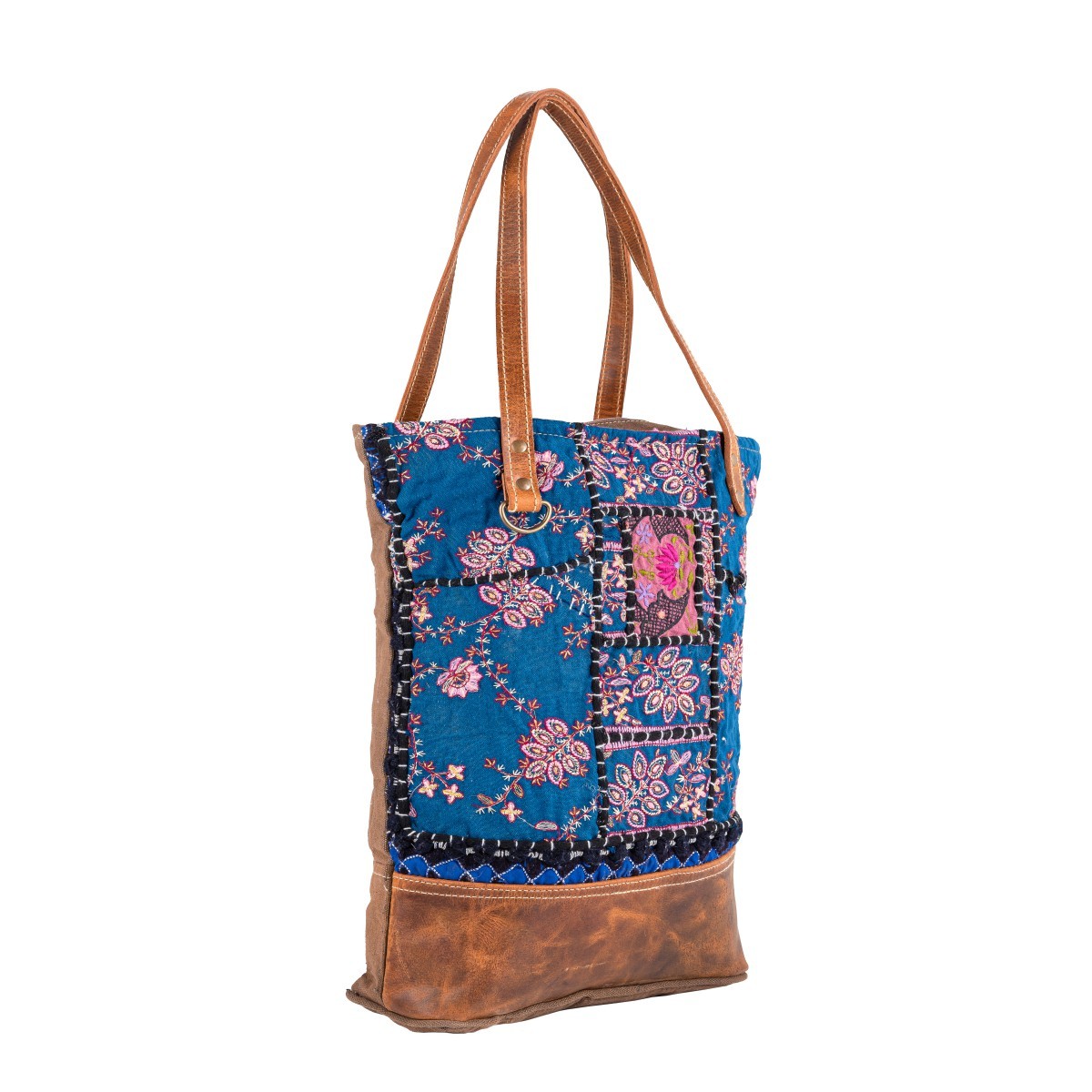 Flora burst tote bag