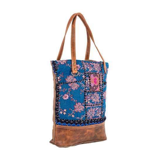 Flora burst tote bag