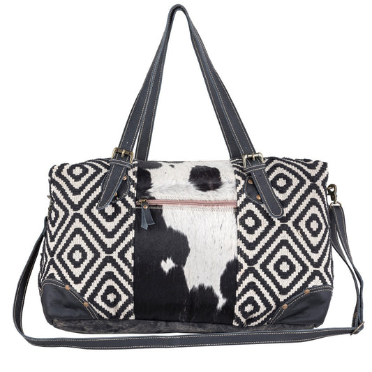 Black Mini Swan Duffle Bag