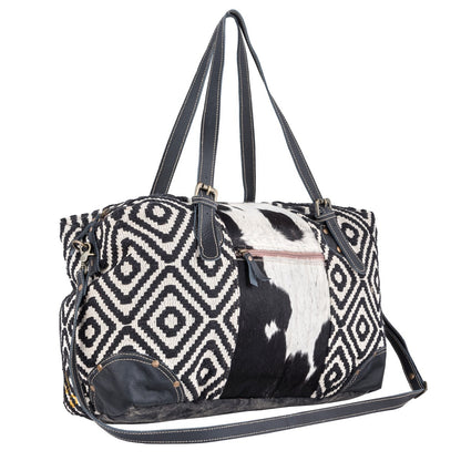 Black Mini Swan Duffle Bag