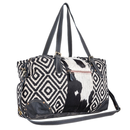 Black Mini Swan Duffle Bag