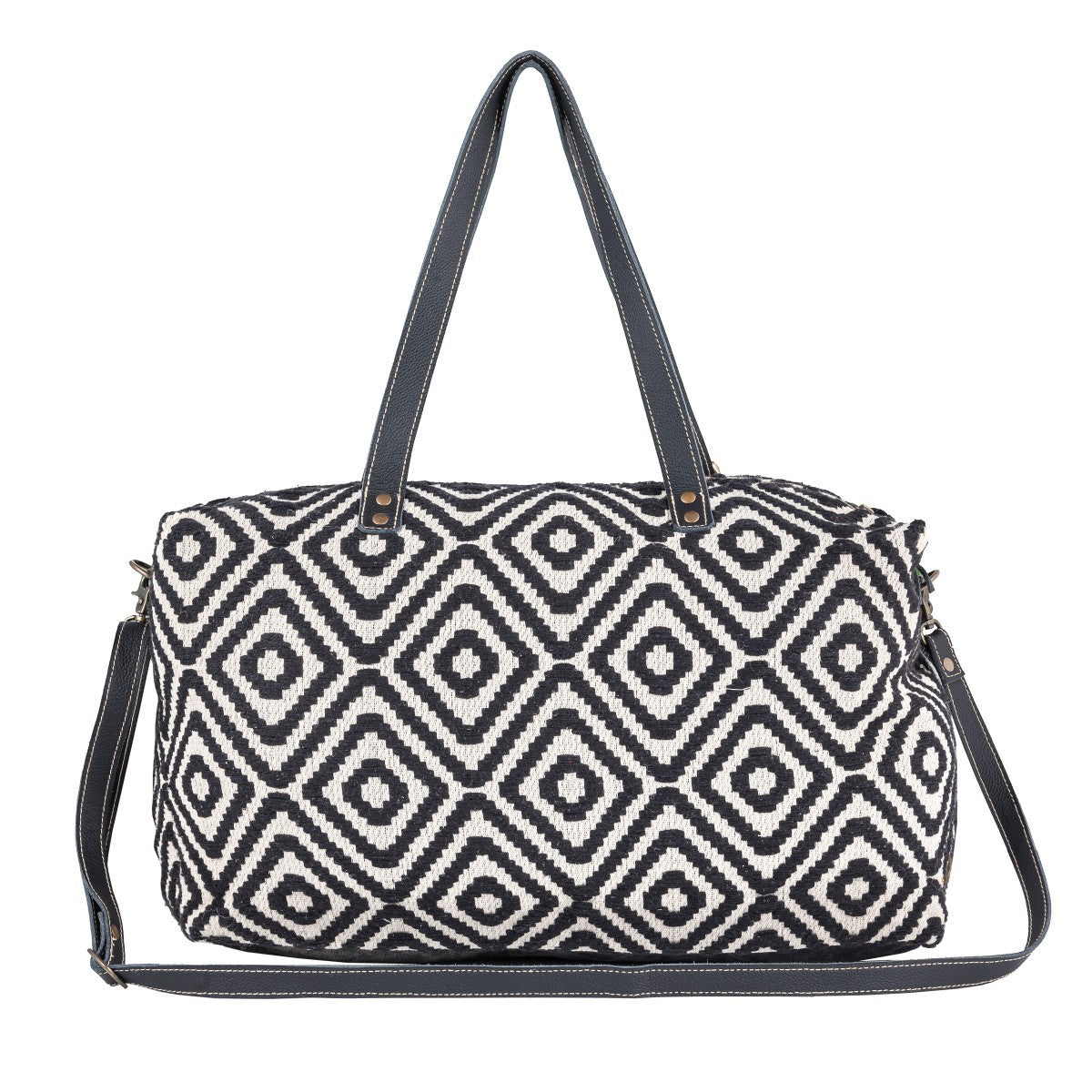 Black Mini Swan Duffle Bag