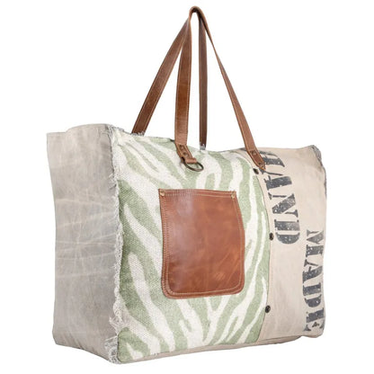 White Rugged Weekender Bag
