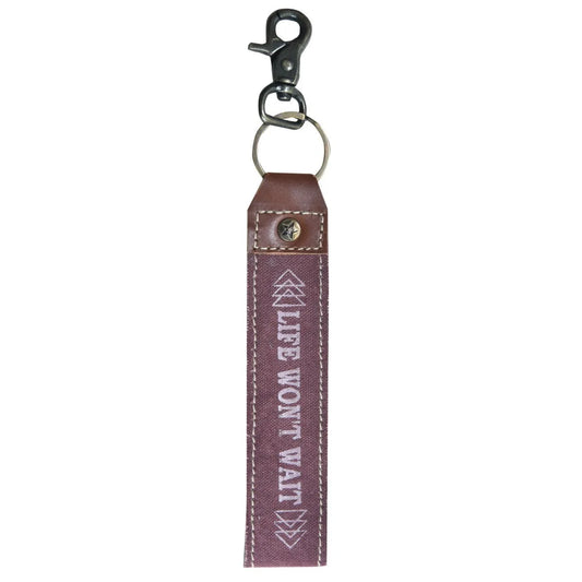 Life Wont Wait Key Chain