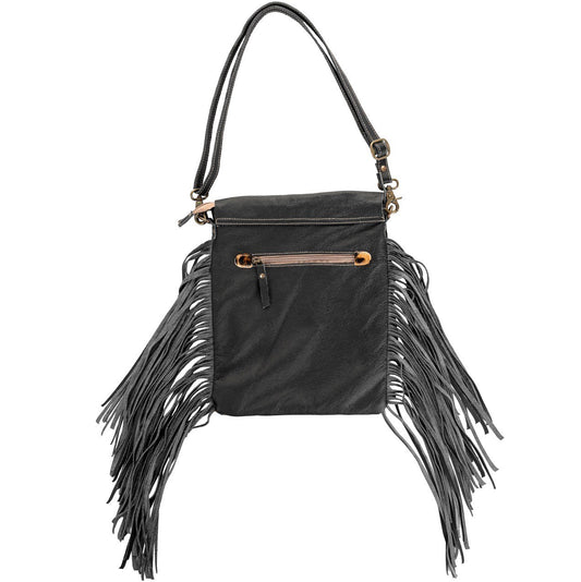 Drama Wing Leopard Shoulder Bag